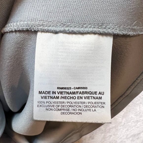 Nike Top Pullover Golf Dri Fit Mens Small Gray Logo 1/4 Zip Long Sleeve Shirt - Picture 9 of 11